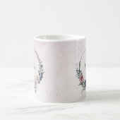 Rosa Blume Kaffeetasse (Mittel)