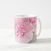 Rosa Blume Kaffeetasse (VorderseiteRechts)