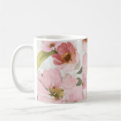 rosa Blume Kaffeetasse (Links)