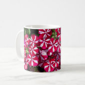 Rosa Blume Kaffeetasse (Vorderseite Links)