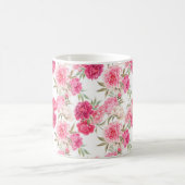 Rosa Blume Kaffeetasse (Mittel)