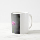 Rosa Blume Kaffeetasse (VorderseiteRechts)