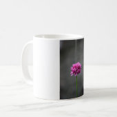 Rosa Blume Kaffeetasse (Vorderseite Links)