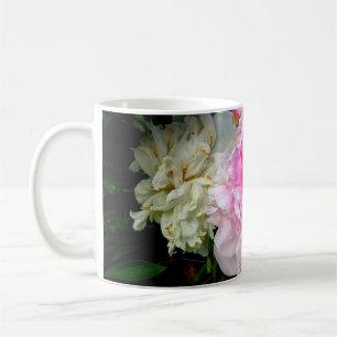 Rosa Blume Kaffeetasse