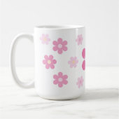 Rosa Blume Kaffeetasse (Links)
