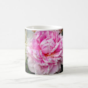 Rosa Blume Kaffeetasse