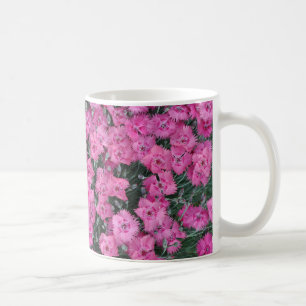 Rosa Blume Kaffeetasse