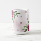 Rosa Blume Kaffeetasse (Mittel)