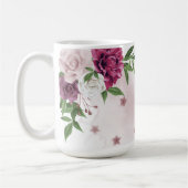 Rosa Blume Kaffeetasse (Links)