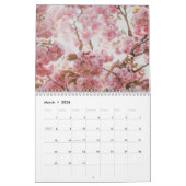 Rosa Blume Kalender (Mär 2026)