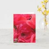 Rosa Blume Karte (Gelbe Blume)