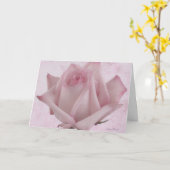 Rosa-Blume Karte (Gelbe Blume)