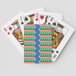 Rosa Blume - Karten spielen Spielkarten