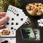 Rosa Blume Kartenspielen Spielkarten (In Situ)