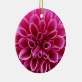 Rosa Blume Keramik Ornament (Rechts)