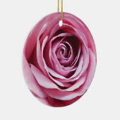 Rosa Blume Keramik Ornament (Rechts)