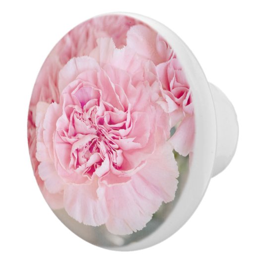 Rosa Blume Keramikknauf (Rechts)