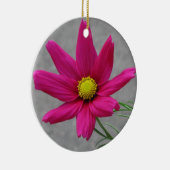 Rosa Blume Keramikornament (Rechts)