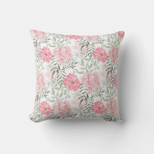 Rosa Blume Kissen
