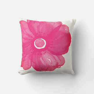 Rosa Blume Kissen