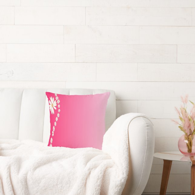 Rosa Blume Kissen (Liege)