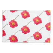 Rosa Blume Kissenbezug (Rückseite)