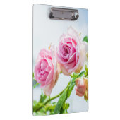 Rosa Blume Klemmbrett (Rechts)