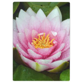 Rosa Blume Klemmbrett (Rückseite)