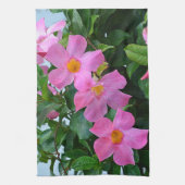 Rosa Blume Küchentuch (Vertikal)