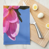 Rosa Blume Küchentücher (Viertel Falte)