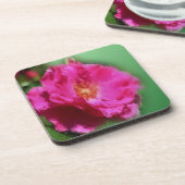 Rosa Blume Kunst, Dichtung und Musik Art Untersetz Untersetzer (Linke Seite)