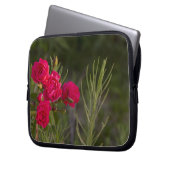 Rosa Blume Laptopschutzhülle (Vorderseite Links)