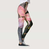 Rosa Blume Leggings (Rechts)