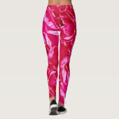 rosa Blume Leggings (Rückseite)