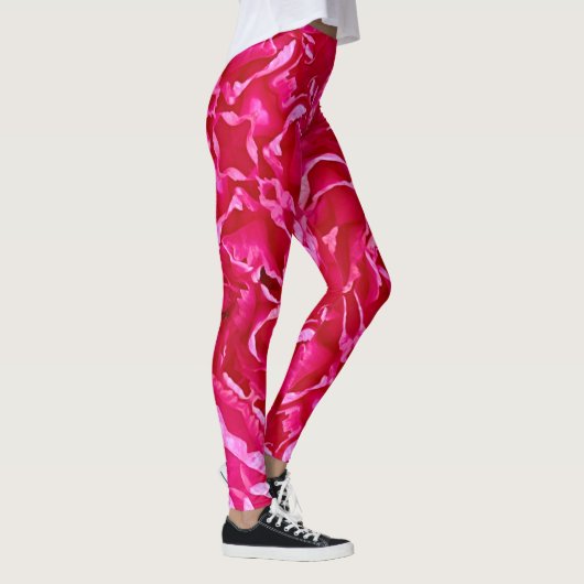 rosa Blume Leggings (Rechts)
