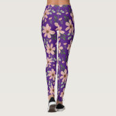 Rosa Blume Leggings (Rückseite)