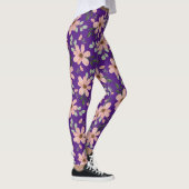 Rosa Blume Leggings (Rechts)