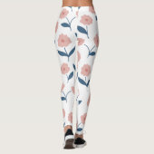 Rosa Blume Leggings (Rückseite)