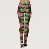 Rosa Blume Leggings (Rückseite)