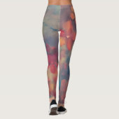Rosa Blume Leggings (Rückseite)