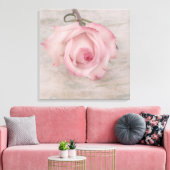 Rosa-Blume Leinwanddruck (Insitu (Wohnzimmer))