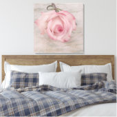 Rosa-Blume Leinwanddruck (Insitu (Schlafzimmer))