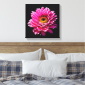 Rosa Blume Leinwanddruck (Insitu (Schlafzimmer))