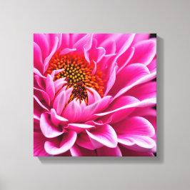 Rosa Blume Leinwanddruck