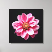 Rosa Blume Leinwanddruck (Vorderseite)