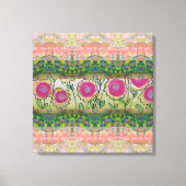 Rosa Blume Leinwanddruck (Vorderseite)