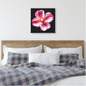 Rosa Blume Leinwanddruck (Insitu (Schlafzimmer))
