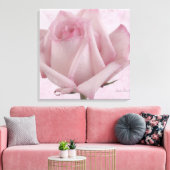 Rosa-Blume Leinwanddruck (Insitu (Wohnzimmer))