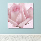 Rosa-Blume Leinwanddruck (Insitu (Holzboden))