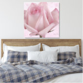Rosa-Blume Leinwanddruck (Insitu (Schlafzimmer))